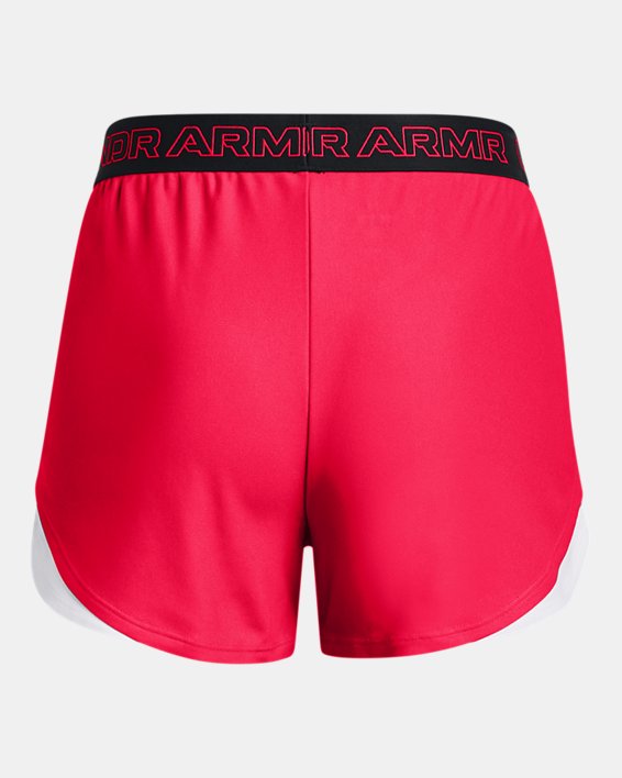 Women's UA Play Up Graphic Shorts, Red, pdpMainDesktop image number 5